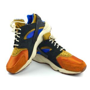 NIKE Air Huarache ACG Sneakers Campfire Orange Suede Shoes Athleisure Sporty 9
